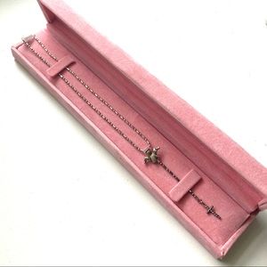 Sterling silver angel necklace